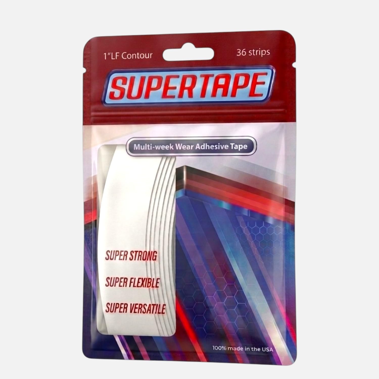 Truetape True Tape Supertape Protez Saç Bandı Oval 1''LF (2,5CM X 7.5CM) 36 Adet