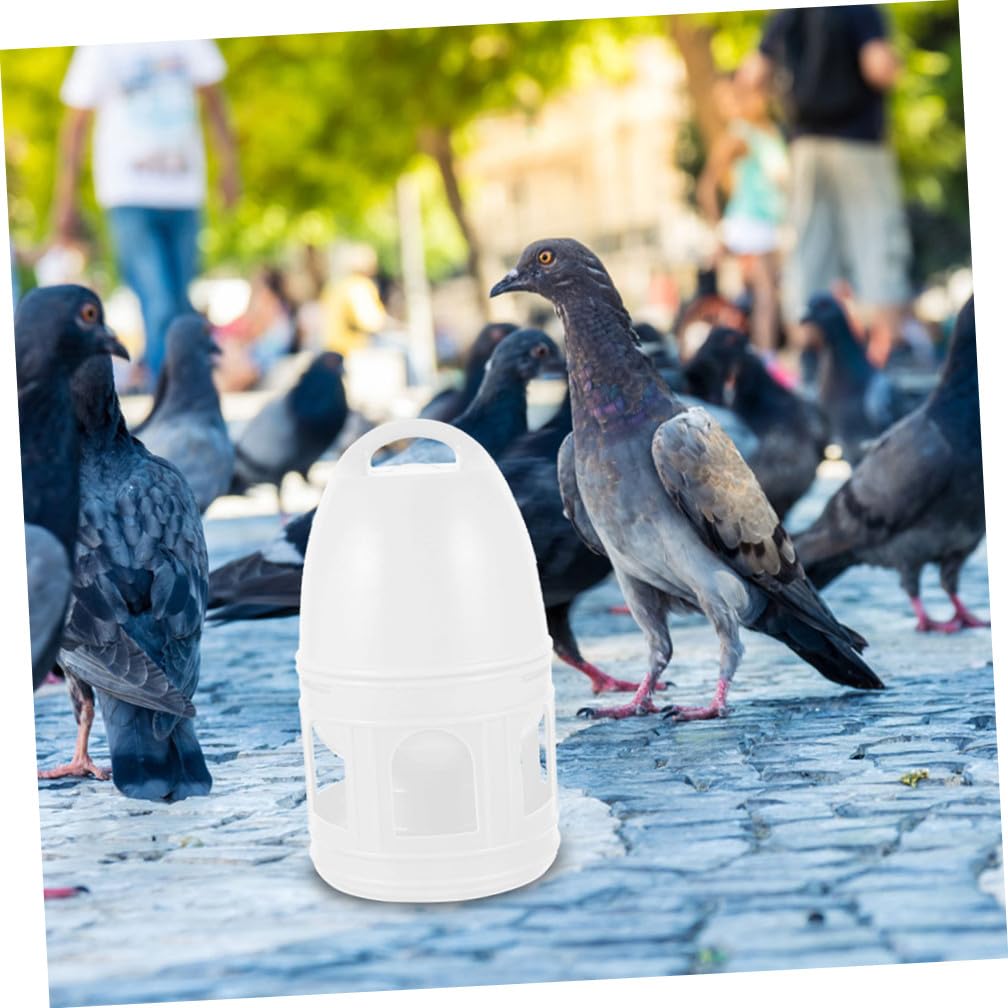 Wasserspender als Vogelkäfigzubehör für Tauben 2 Stück aus Kunststoff mit Tragbarem Design zur Wasserversorgung von Tauben und Kleinen Vögeln