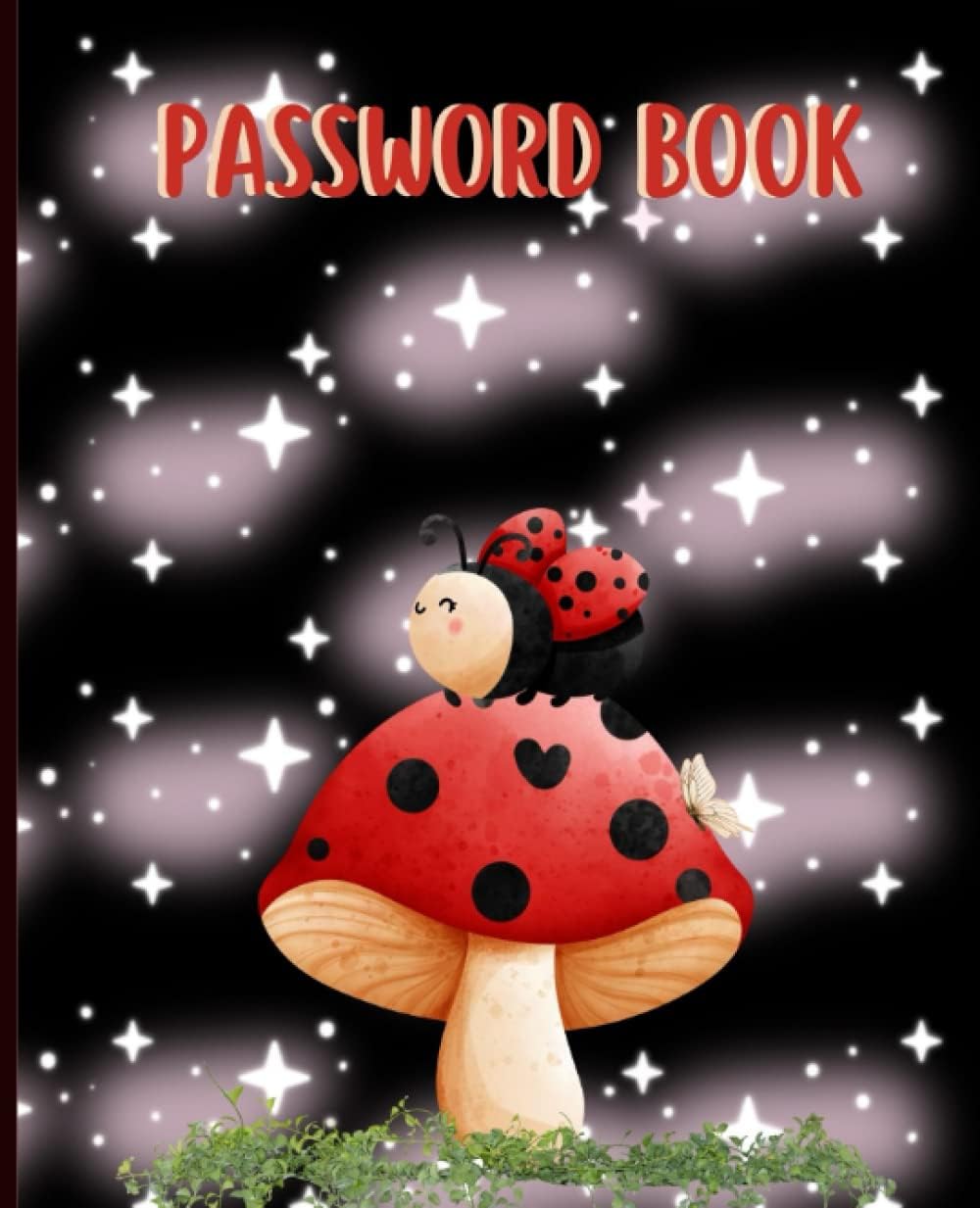 Password Book: Cute Ladybug Password Book | 7.5 X 9.25, 120 pages, For mums, friends, companies