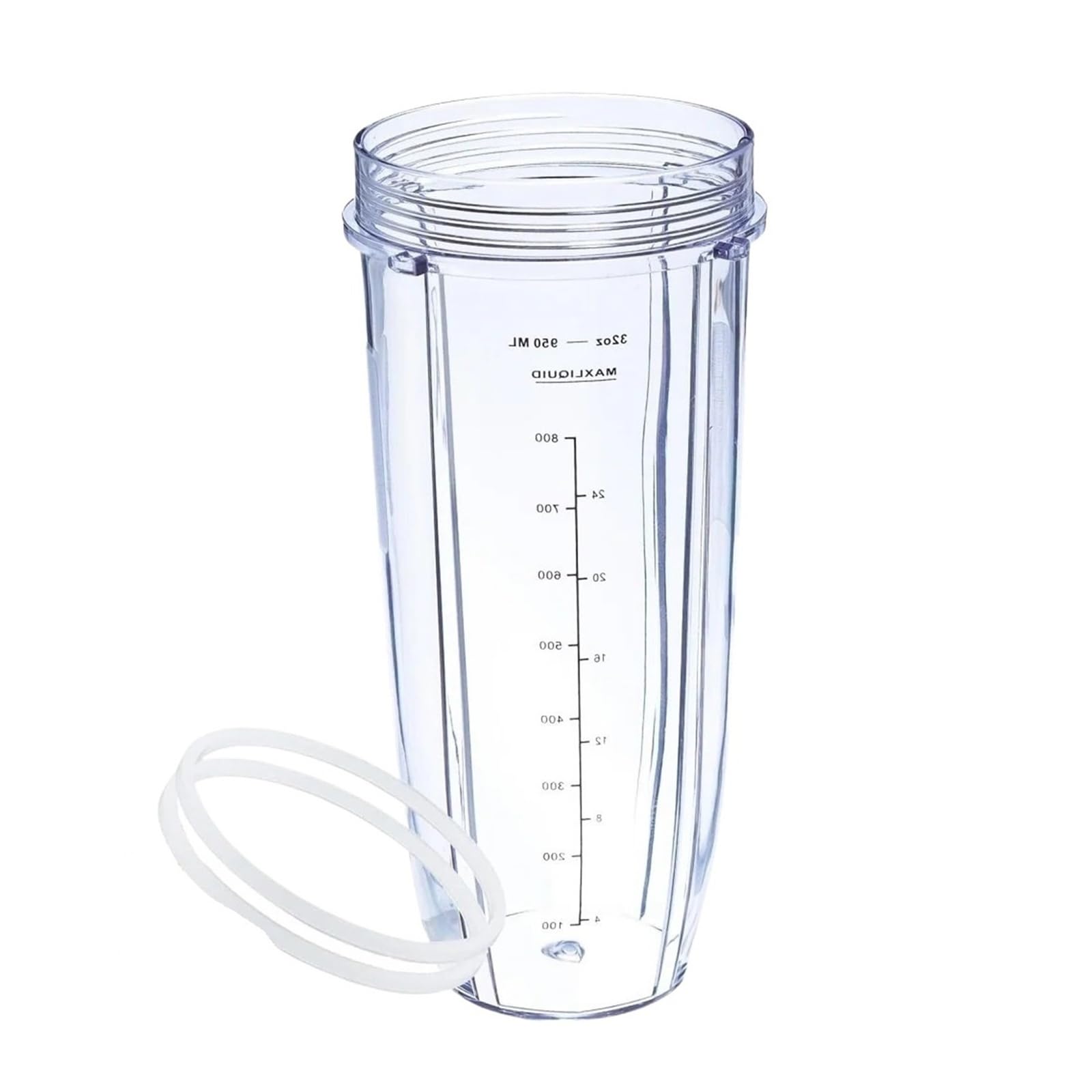 Lame mâle à 7 ailerons de 4 pouces pour mixage puissant avec tasse 32oz