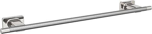 Vista 58 de Amerock BH26615PNBBZ Toallero de níquel pulido/champán dorado Toallero de 24 pulgadas (24.016 in) Esquire Toallero de baño Accesorios