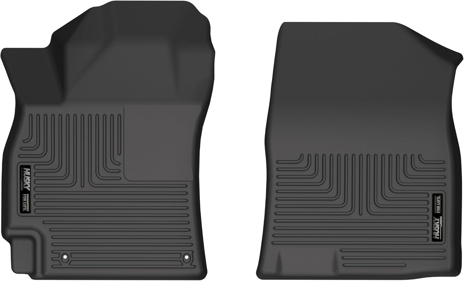 Husky Liners Weatherbeater Floor Mats | Fits 2021-2026 Hyundai Elantra | Front Row, 1-pc Black - 15371