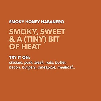 Spiceology - Smoky Honey Habanero - Sweet & Spicy BBQ Rub for Smoking or Grilling - Use On: Chicken, Wings, Pork, Steak, Nuts, Butter, Bacon, or Burgers - 24 oz