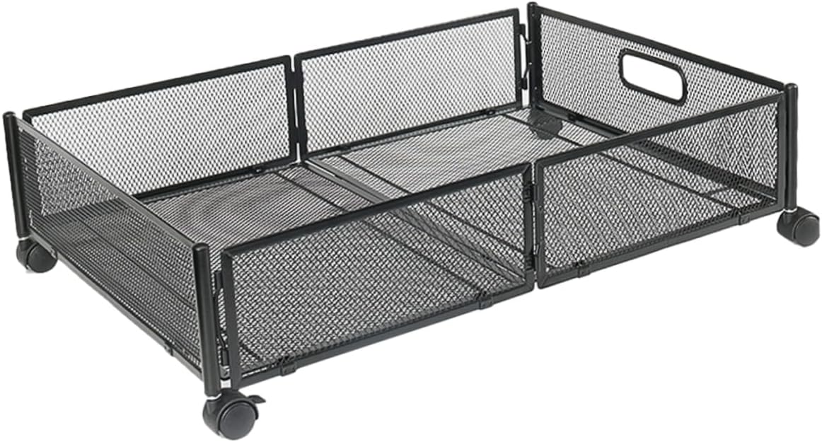 DOITOOL under Bed Storage Organizer Foldable Container for Bedrooms Multi-purpose Holder for Clothes Shoes and More Space-saving Design