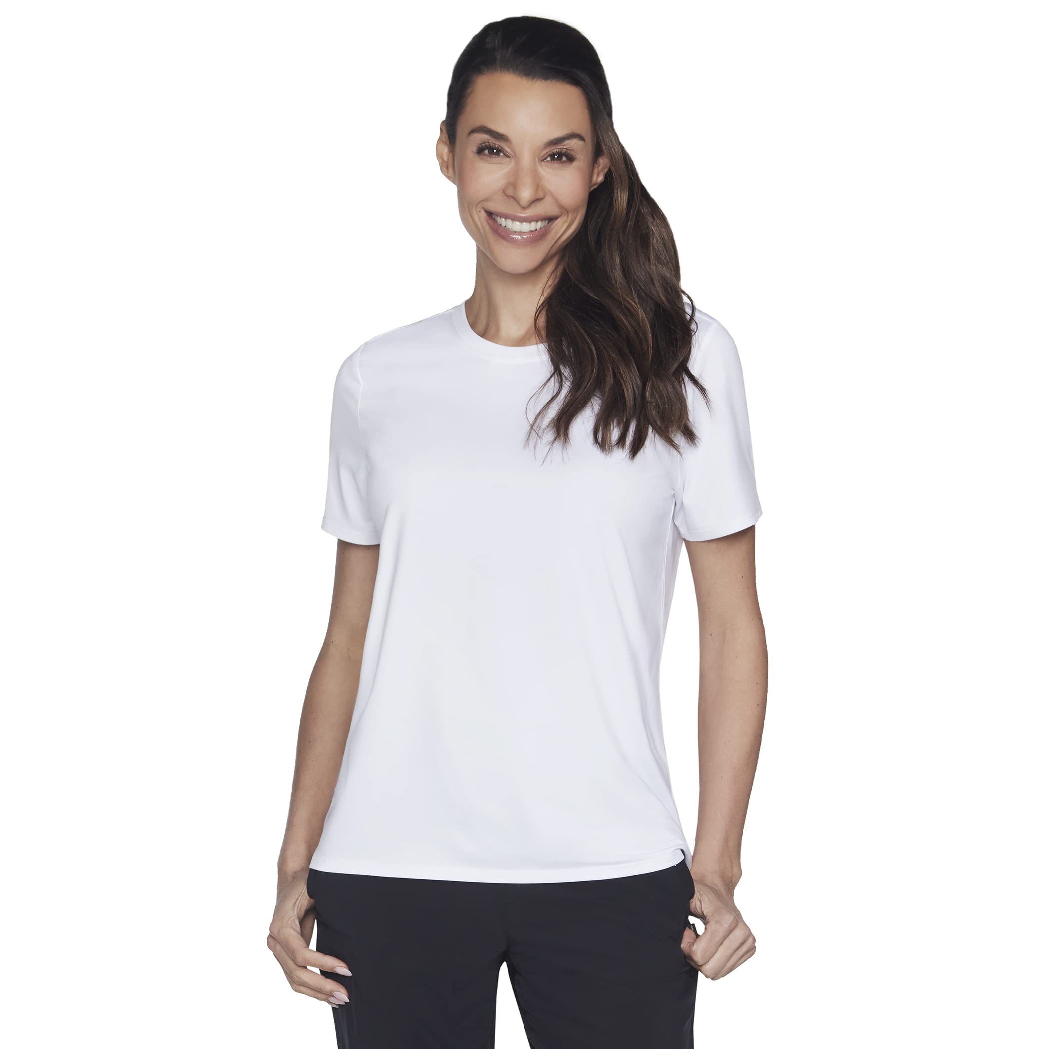 Skechers Women's Go Dri Swift Tee White XL