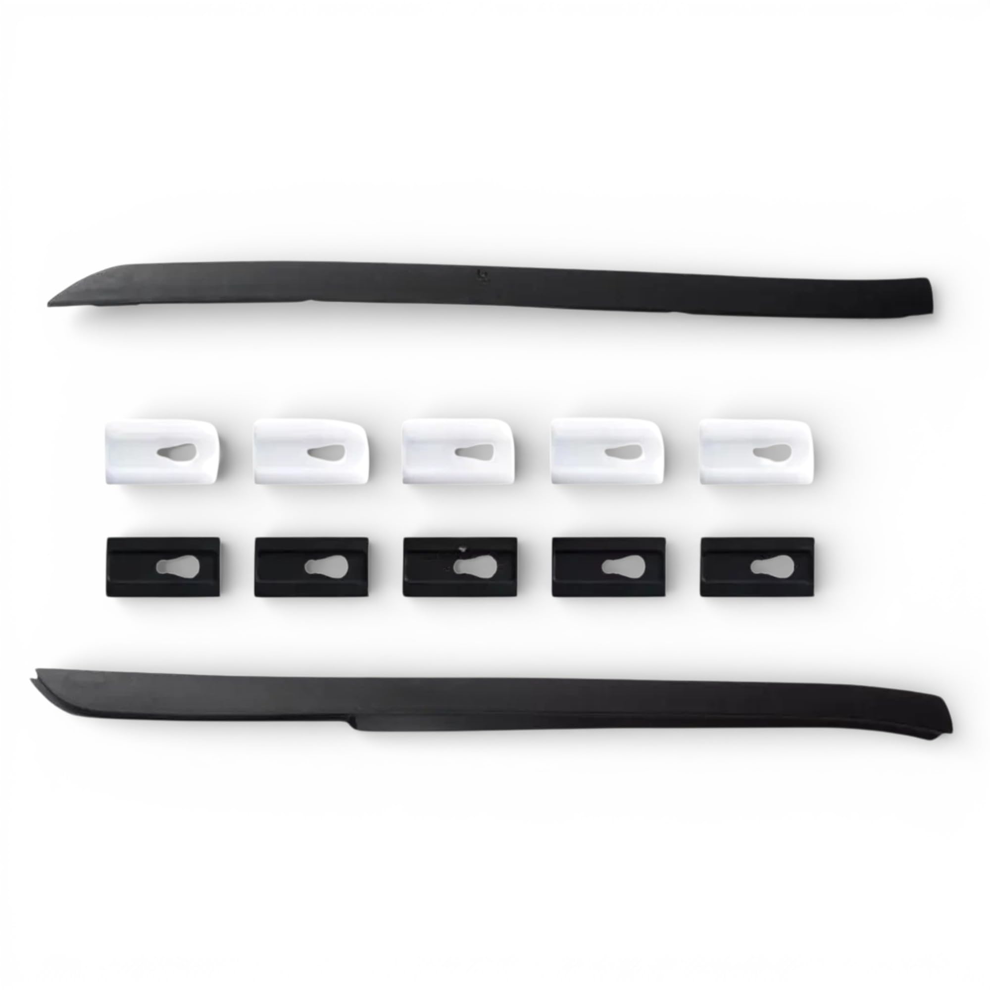 Esta guarnición de parabrisas con clips para los lados izquierdo y derecho del Vito W638 (1996-2003) es compatible con los modelos A6386980079, A6386980179, A6389840961