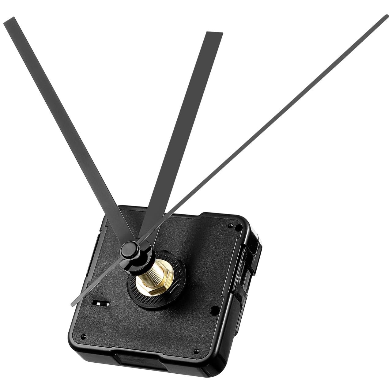 DECHOUS 時計 ムーブメント クォーツムーブメント 時計シャフト キット 軽量 静音 DIY 手作り 補修パーツ ブラック