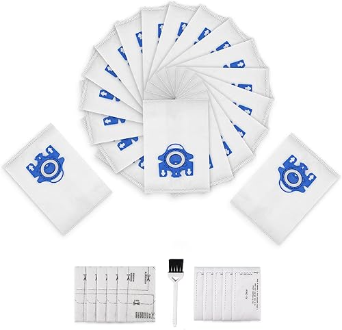 Paquete de 20 bolsas 3D Airclean de repuesto para Miele GN bolsa de vacío para Miele Classic C1 Complete C1 Complete C2 S227 S240 S270 S400 S2 S5 S8