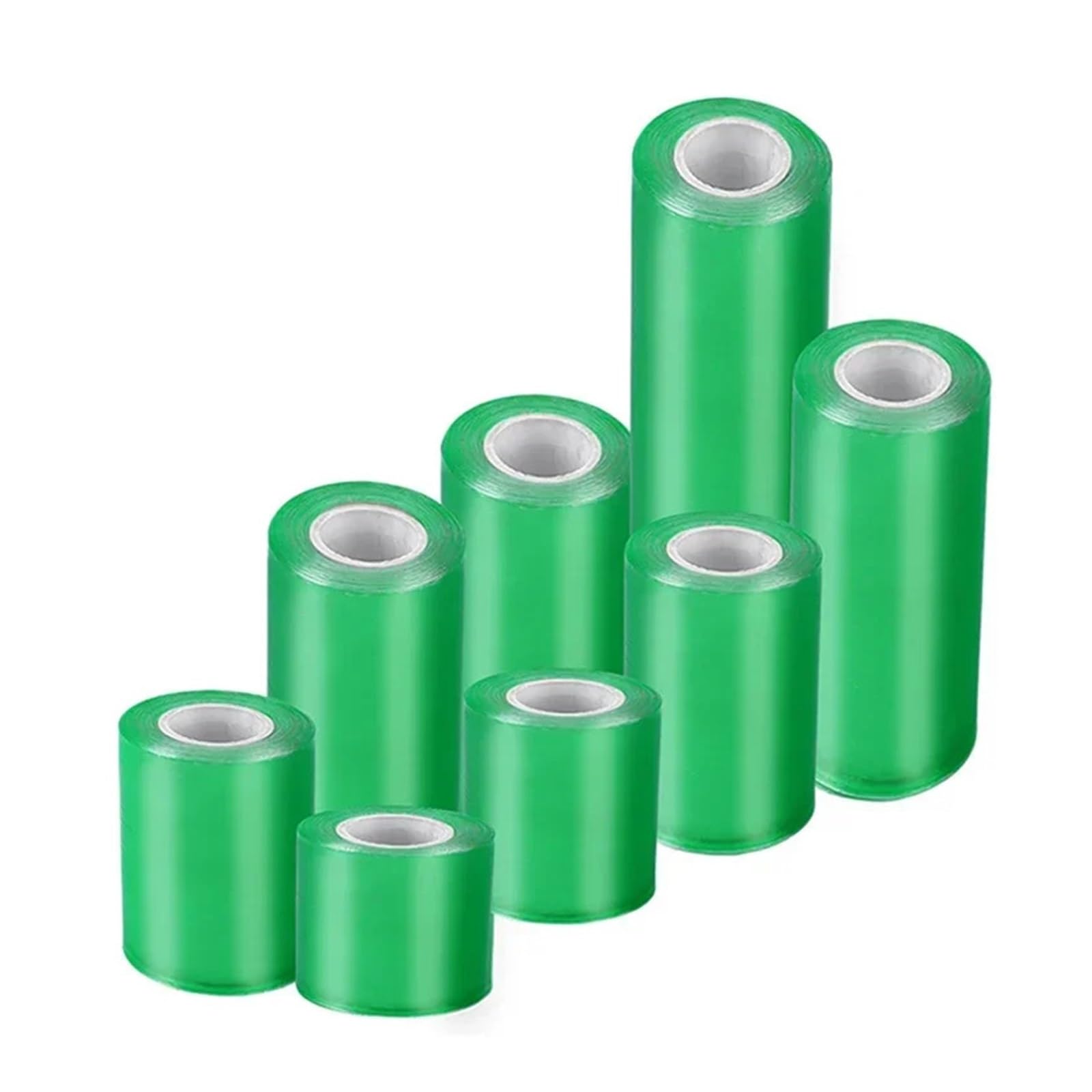 Wrap Roll Cling Film Verpackung, PVC-Obstbaum-Pfropfband, industrielle Konservierungsfolie, transparente Packung(6cmx100m 2pcs)