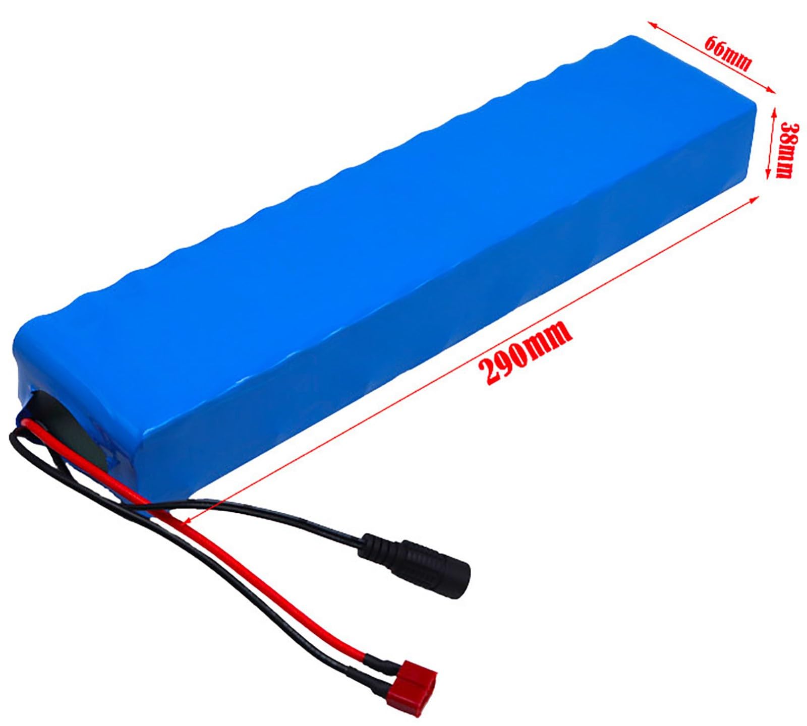 Batería For Bicicleta Eléctrica De 60 V, 38 Ah, 16S2P, Resistente Al Agua, Con Cargador Y BMS Alta Potencia For Motor Scooter 200 W-1000 W(XT60)
