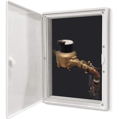 Access Panel 12x16 with Door (Max Service Opening 10x14) Plastic White (Large 12" x16'')