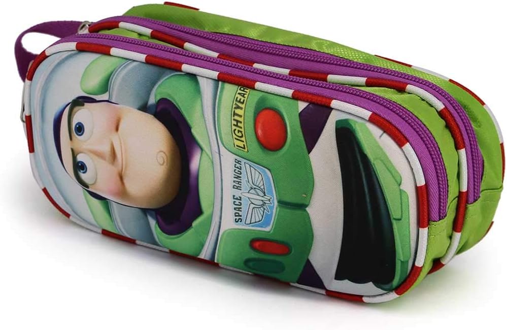Karactermania Toy Story Buzz-3D Double Pencil Case Pencil Cases, 22 cm, Multicolour