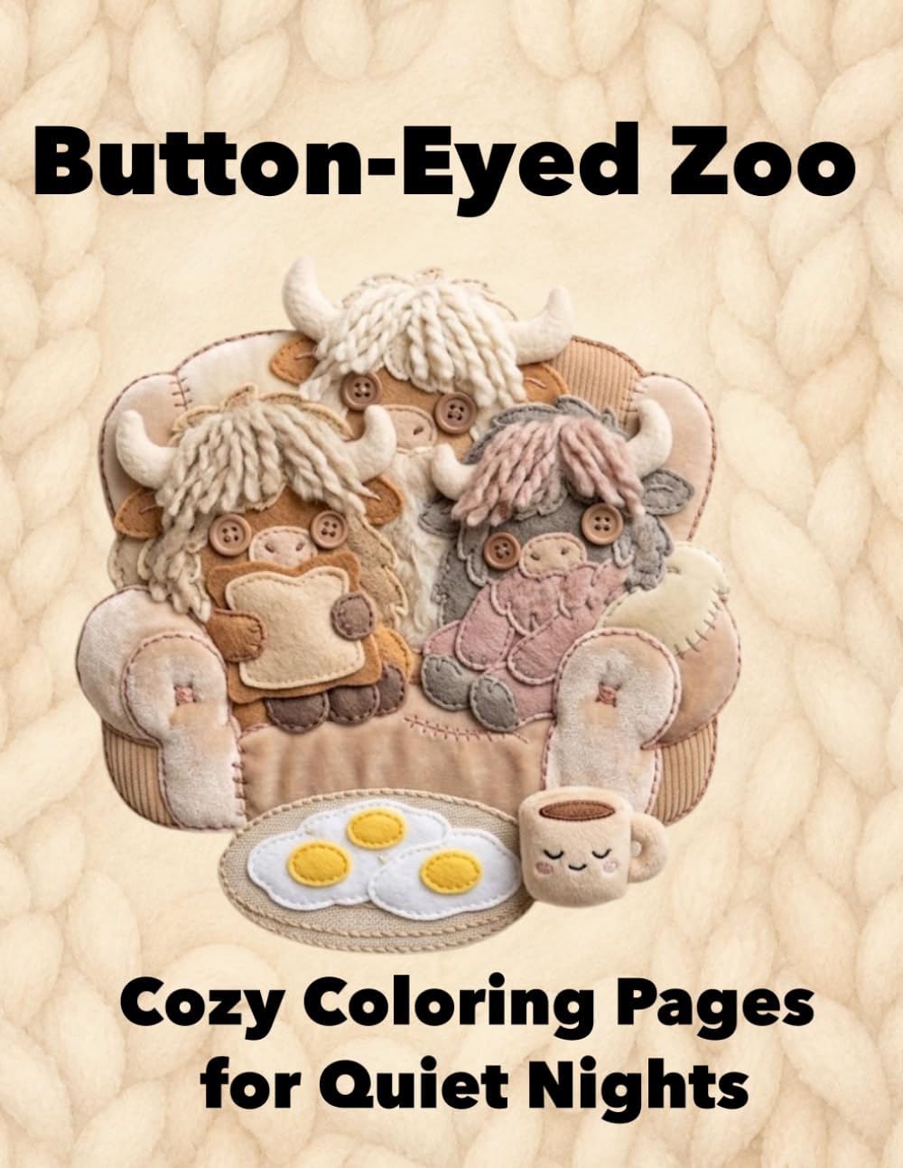 Button-Eyed Zoo: Cozy Coloring Pages for Quiet Nights (Sleepy World Coloring Book Series)