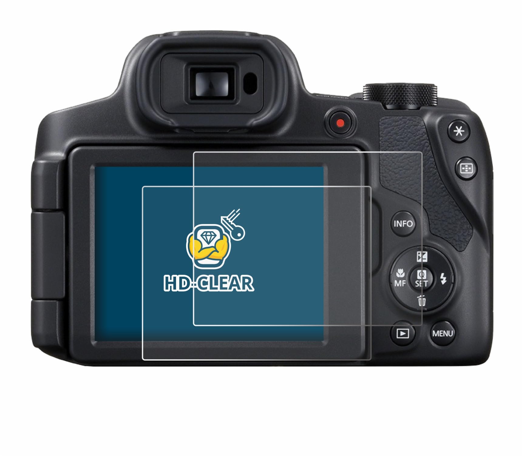 Schutzfolie Für Canon PowerShot SX70 HS - 2x Displayschutz