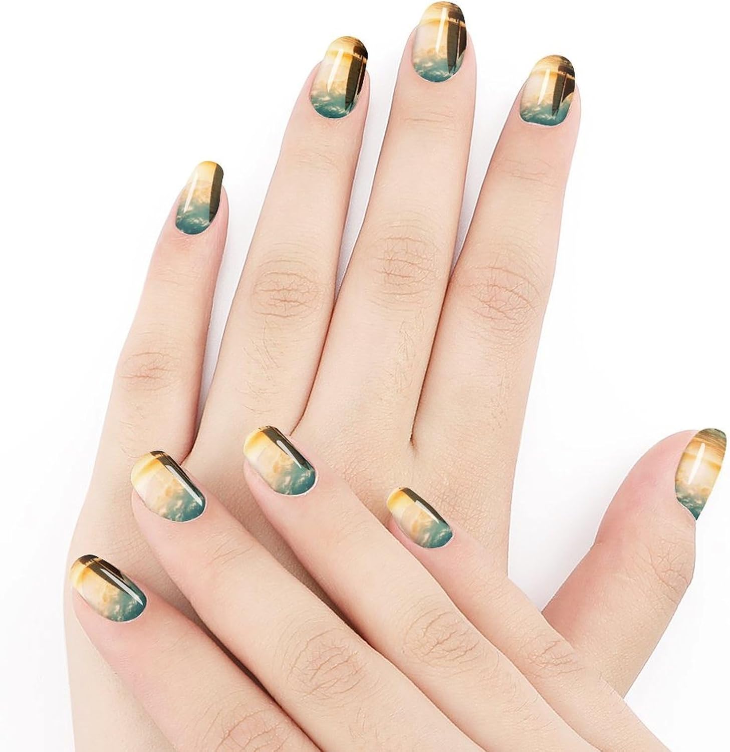 Nail Strips Bundle Full Wrap Long Lasting Nail Polish Strips Easy Application and Removal Salon Quality Self Adhesive Art Stickers for Women Gifts