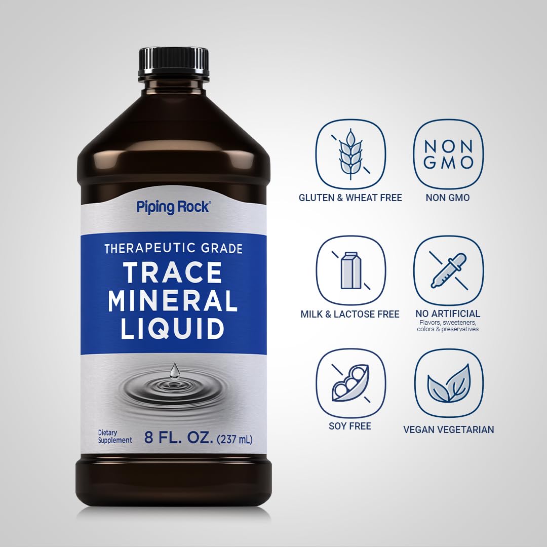 Piping Rock Trace Mineral Liquid | with Sulfate, Lithium, and Boron — Amazon image 3