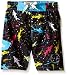 Maui & Sons Boys' Swim Trunk With Multi Color Shark Print