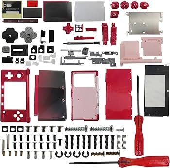 Amazon.com: SUNJCO 3DS Shell Replacement - Full Housing Case Kit
