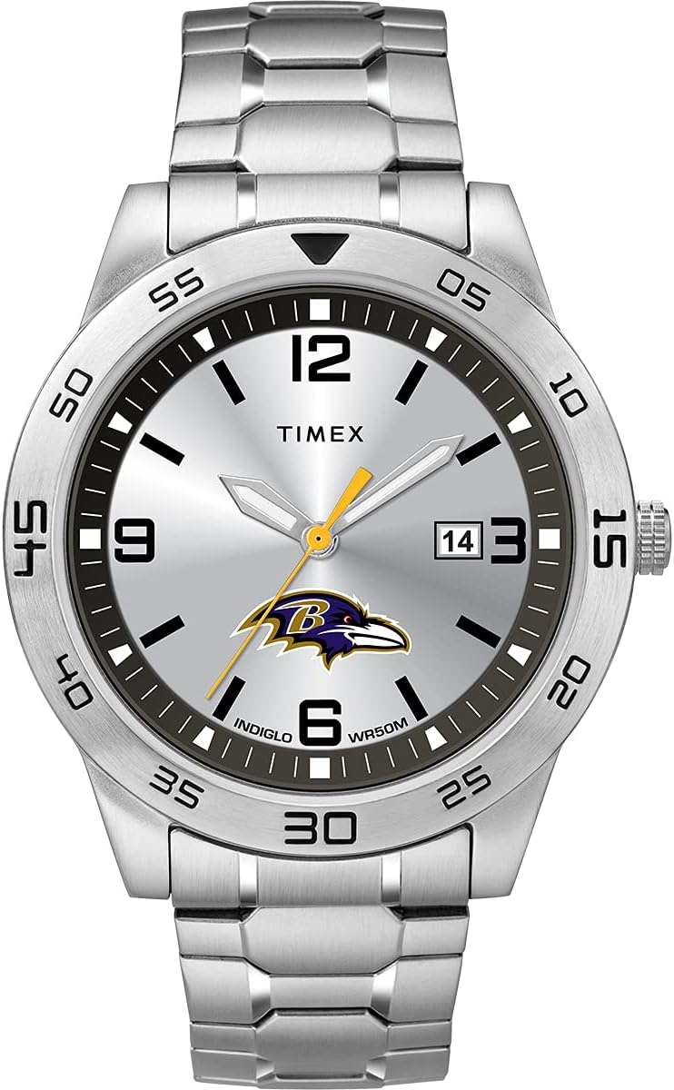 Tribute Citation 42mm Men's Quartz Watch with Stainless Steel Bracelet