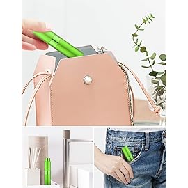 LISAPACK 8ML Atomizer Perfume Spray Bottle for Travel, Empty Refillable Cologne Dispenser, Portable Sprayer (Green)