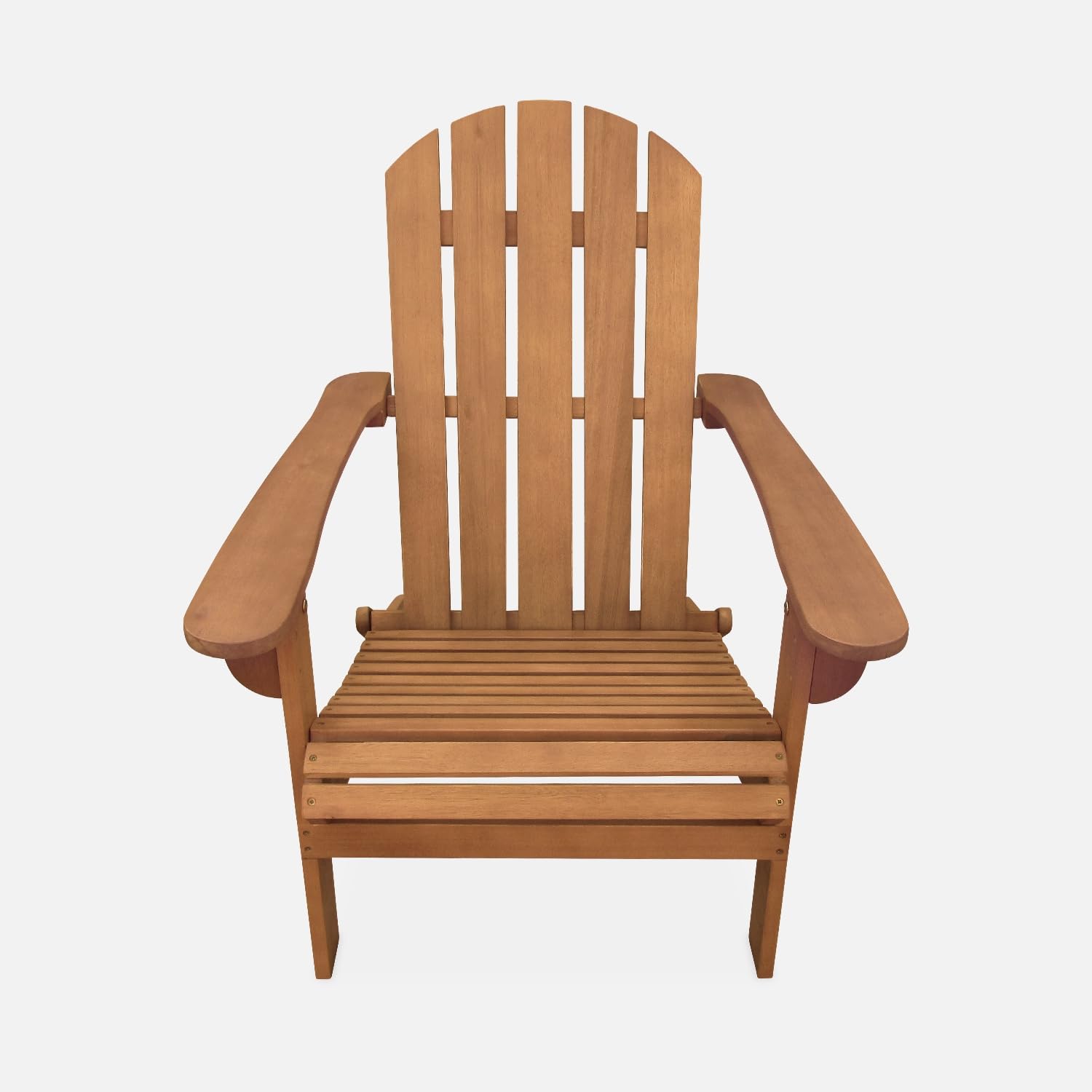 Alice's Garden - Lot de 2 fauteuils de Jardin en Bois - Adirondack Salamanca- Eucalyptus. chaises de terrasse rétro. sièges de Plage