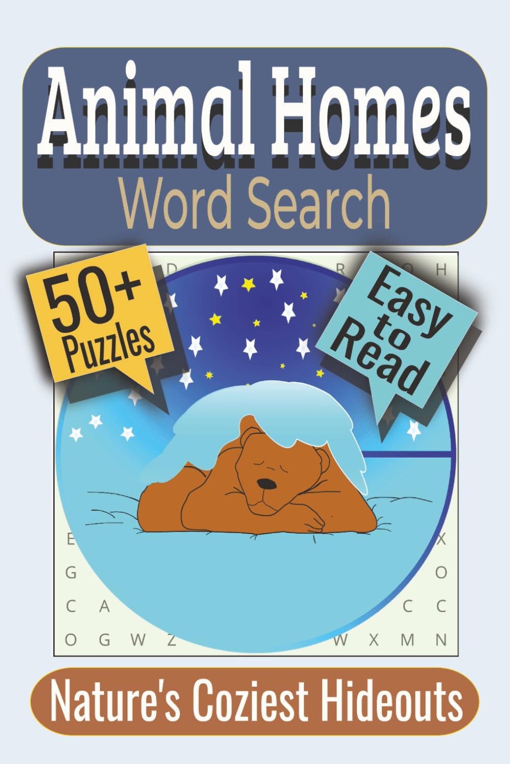 Animal Homes Word Search Puzzle Book: Puzzles Featuring Habitats, Wildlife, and Natural Landscapes