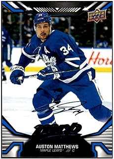 Auston Matthews 2022-23 Upper Deck MVP Blue Script #215 NM+-MT+ NHL Hockey Maple Leafs