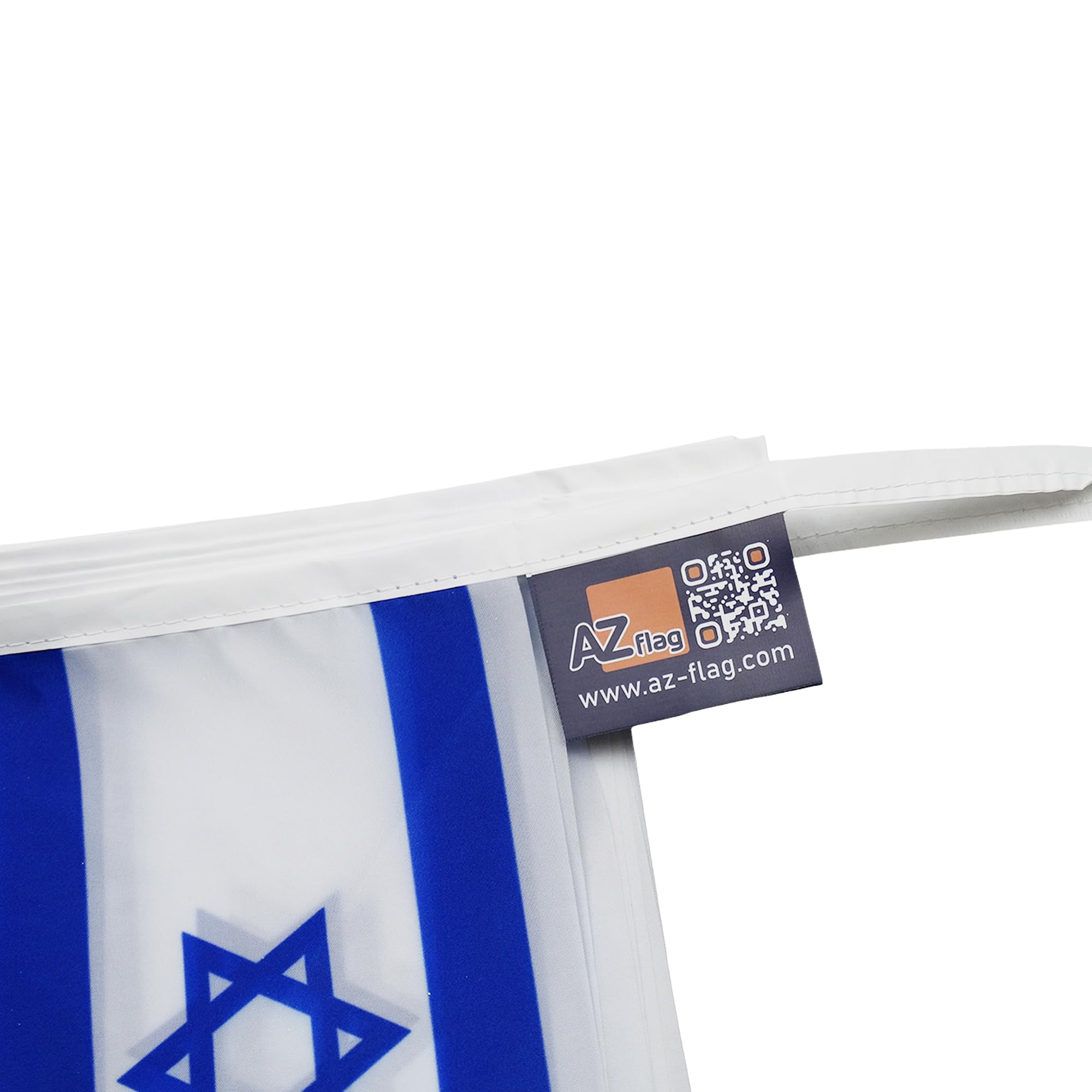 AZ FLAG Guirnalda 6 Metros, 20 Banderas de Israel 21x15 cm, Bandera Israelí 15 x 21 cm - Banderines — view 3