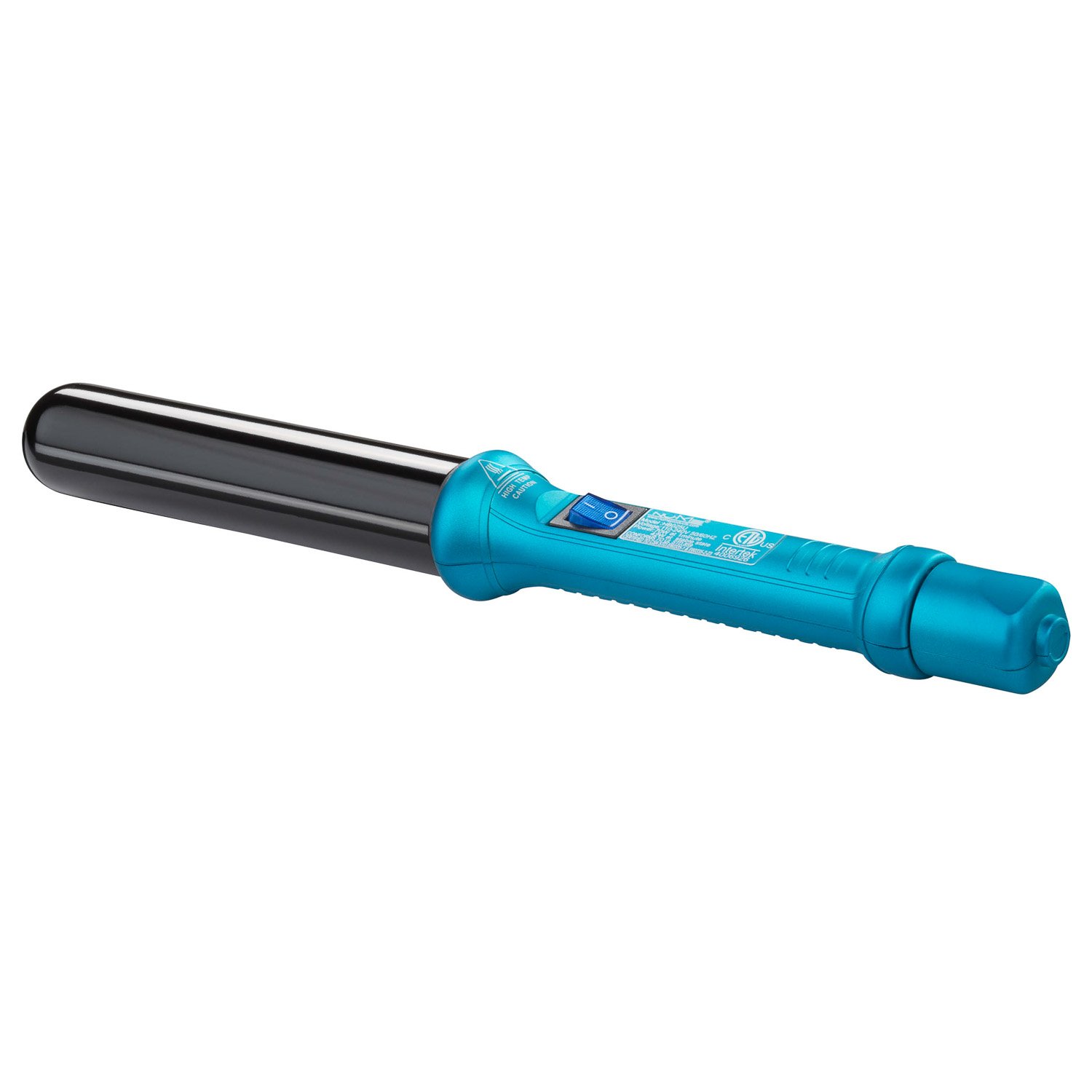 One-Day Sale: Up to 40% Off NuMe Classic Ceramic Curling Wand - Tourmaline 32mm Barrel Hair Curler, Negative Ion Conditioning, Far Infrared Heat - All Hair Types - Turquoise