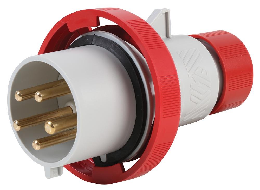 Pro Power Red 32A, 415V, Cable Mount Cee Plug, 3P+N+E, Ip67