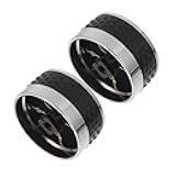 Abaodam 2pcs Gas Grill Knob Replacement Easy Install Bbq Oven Control Knobs Diameter