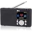 Ocean Digital WR-23F Portable FM Internet Radio 2.4” Color LCD Rechargeable Battery Wi-Fi Bluetooth UPnP & DLNA Player (Black