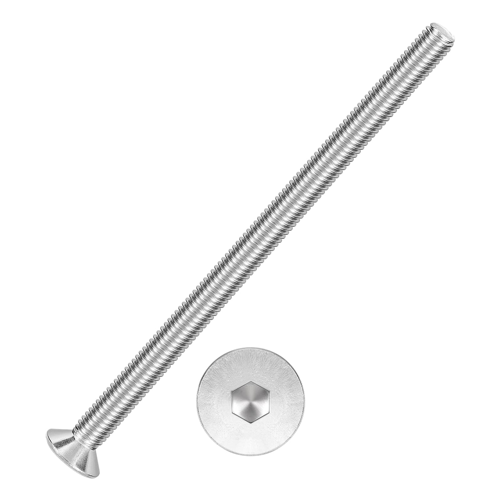 Kozelo 5Pcs[M5-0.8x85] Flat Head Socket Cap Screw Countersunk Bolt — image 1