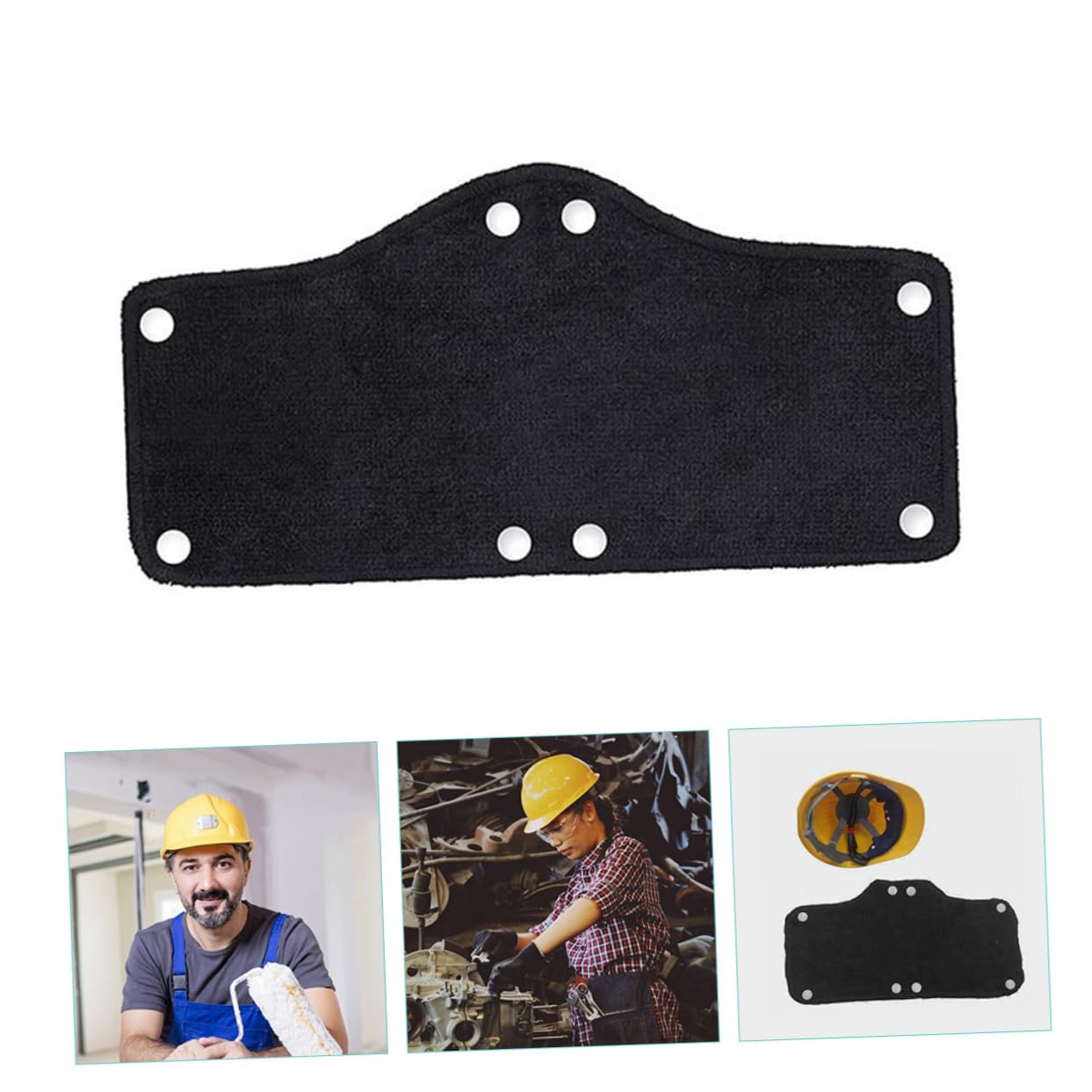 ABOOFAN 3 Sätze Sicherheitshelmzubehör Sicherheitshelm Schweißband Schweißabsorbierendes Band Kappen Arbeitsmütze Schweißband Aufkleber Helm-schweißband Helmfutter Polyester 12 Stück * 3