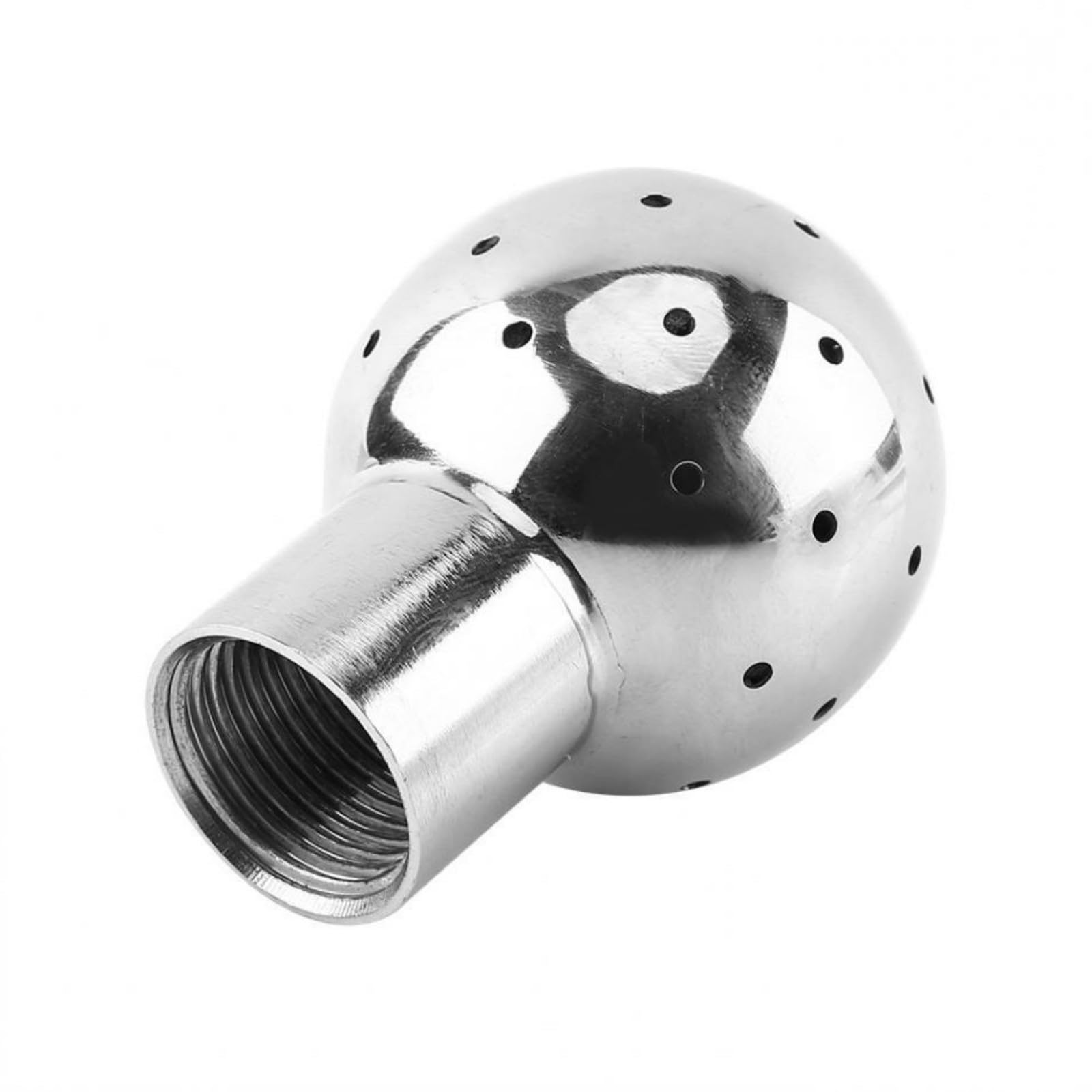 Bolas pulverizadoras de rosca fija de acero inoxidable de alta presión para alimentos, farmacéuticos, saneamiento industrial, bola de limpieza de acero inoxidable
