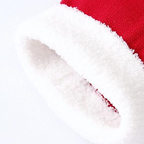 Miniatura 5 de UTTPLL Gorros de punto para bebé y niña gruesos suaves para niños y niñas