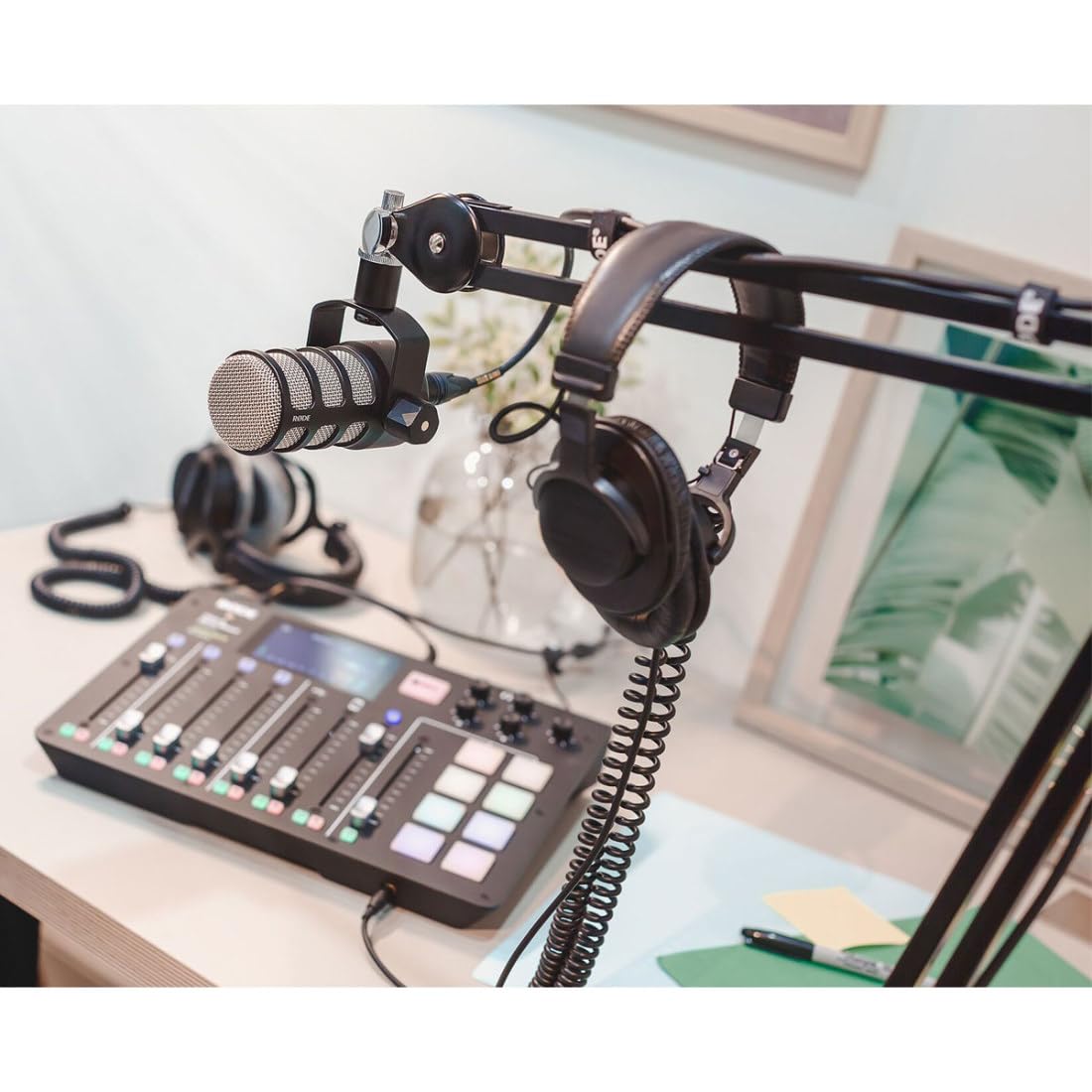 Rode Podmic professionelles dynamisches Podcast-Mikrofon + keepdrum XLR-Kabel 6m