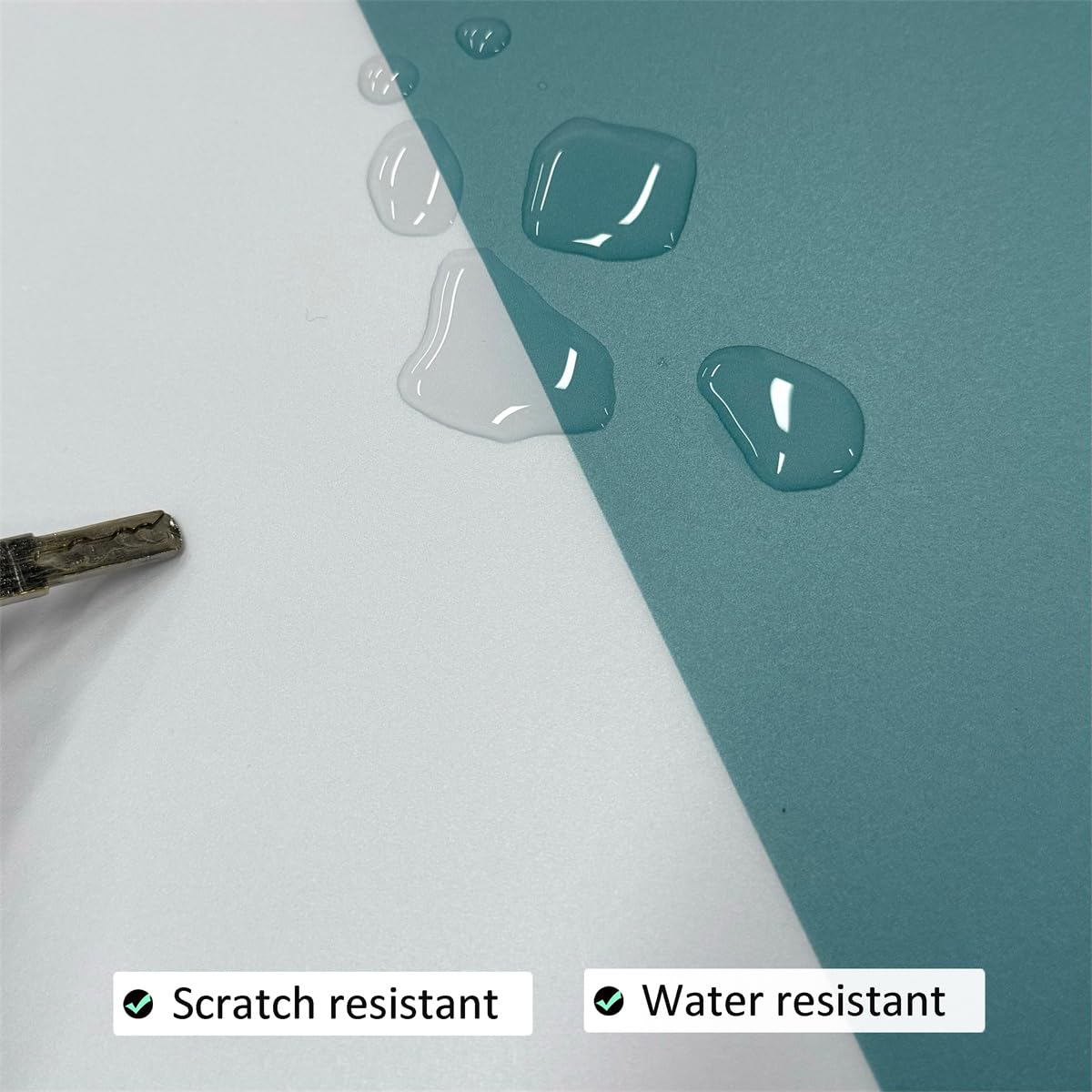 Azulejos de cerámica para pared, adhesivos para azulejos de 20 x 20 cm, color blanco y verde, para cocina y baño (24 unidades)