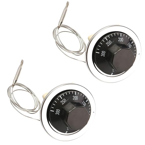 tooloflife 2PCS 250V 16A 50-300°C Capillary Thermostat Switch