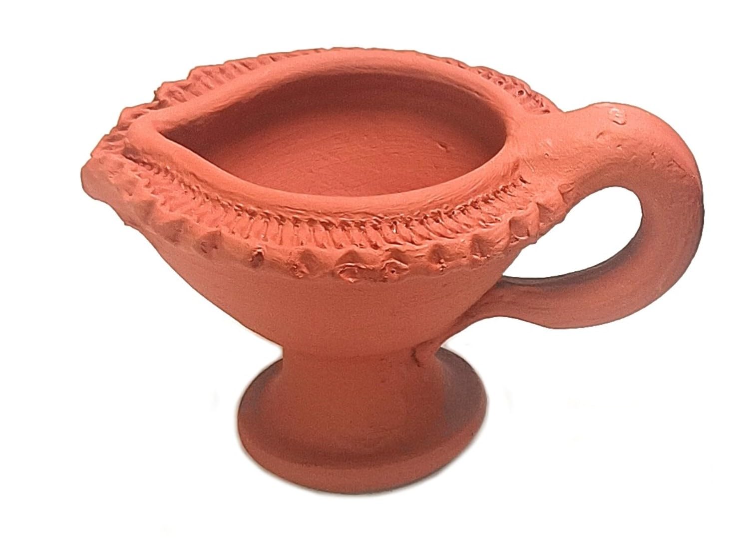 Amazon.com: ASHIRWAD Clay Dhuni Cup Natural Handmade Terracotta