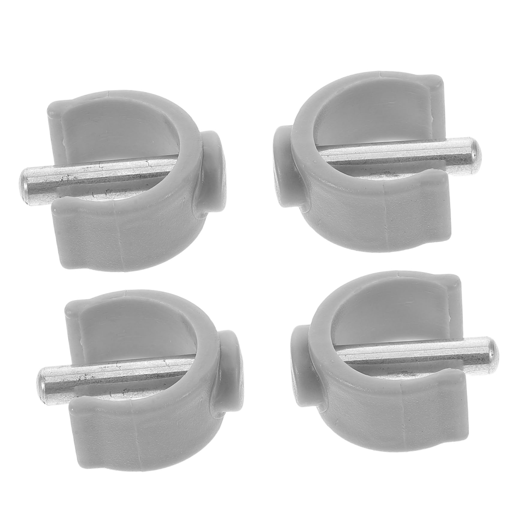 FOMIYES Folding Walking Sticks Crutch Accessory 4pcs Clamp for Walker Padded Hand Grip