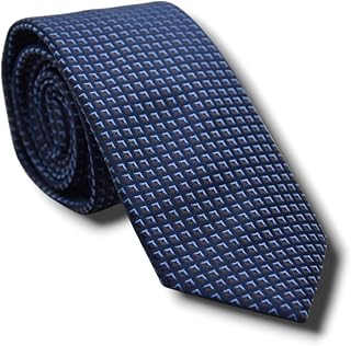 ماركو كابيلي ربطة عنق للرجال كحلي وبني 7 سم