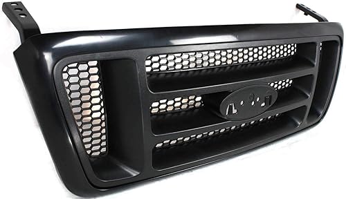 Miniatura 3 de Compatible con 04-08 F150 FX4 y STX Pickup Truck Conjunto de parrilla delantera H-Bar Diseño Negro