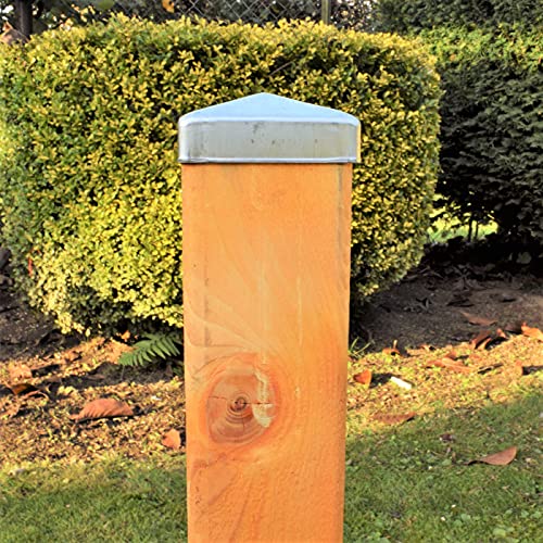 GeZu-Impex ® Paalkappen 77x77 mm Paalornament Thermisch Verzinkt voor Houten Palen - Image 5