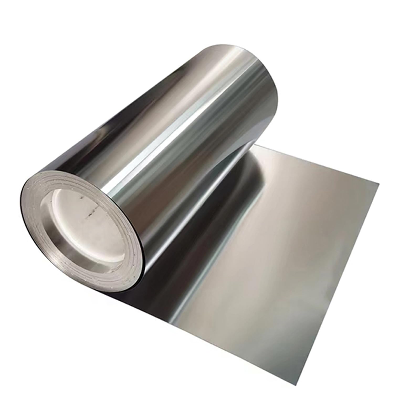 Uxcell 304 Stainless Steel Foil Roll,0.4mm X 200mm X 1M Polished Finish Metal Strip Plate Sheet For Crafts Silver Tone - View #5