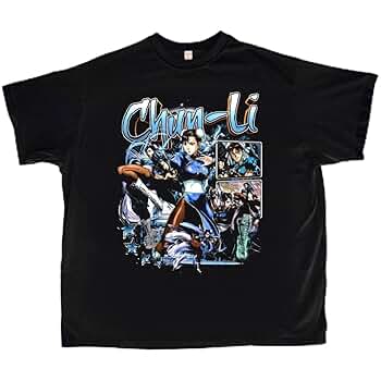 新品未開封 ダルクスポーツ M ストリートファイター 春麗 Tシャツ Amazon | ストリートファイターII 春麗（百裂脚） Tシャツ | T