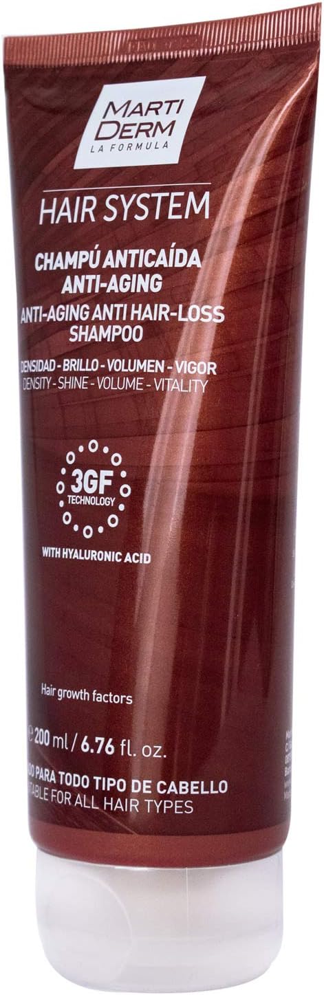 MARTIDERM HAIR S 3GF CHAMP ANTIAGI 200ML, Marrón, 200 ml (Pack of 1) - Image 4