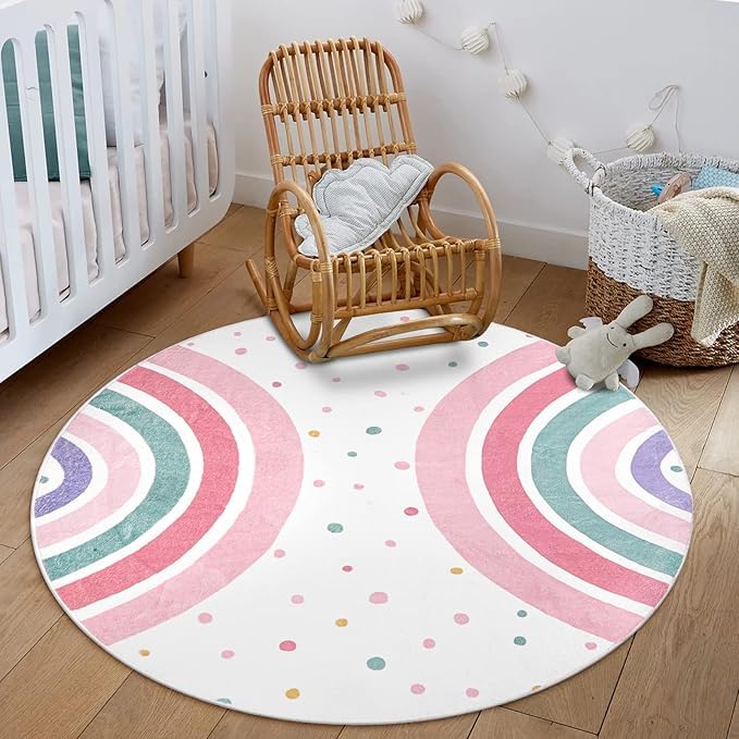Tapis de jeu lavable Rururug doux pour le confort au sol de la salle de jeux
