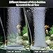 Aquarium Air Stones Oxygen Bubbler, 4 Inch Fish Tank Quiet Oxygen Aerator, Air Pump Accessories Airstones for Fish Tank and Hydroponics