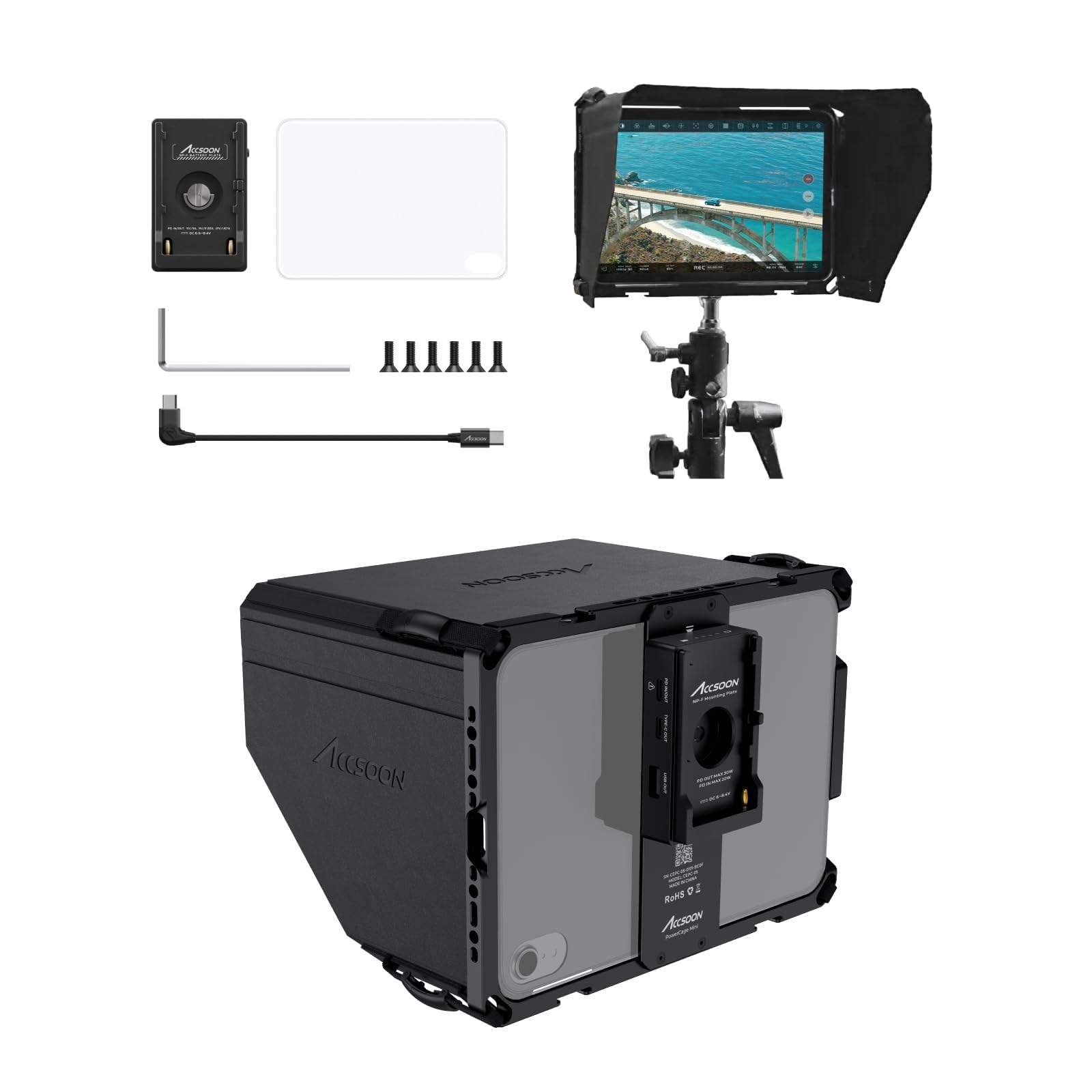 Accsoon SeeMo バッテリー充電器セット Accsoon SeeMo バッテリー充電器セット
